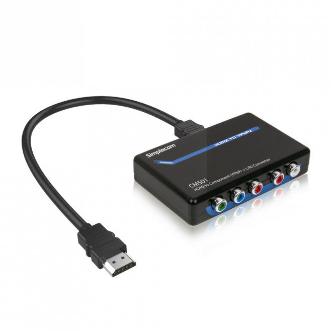 Simplecom CM501 HDMI to Component Video (YPbPr) and Audio (L/R) Converter Simplecom CM501 HDMI to Component Video (YPbPr) and Audio (L/R) Converter